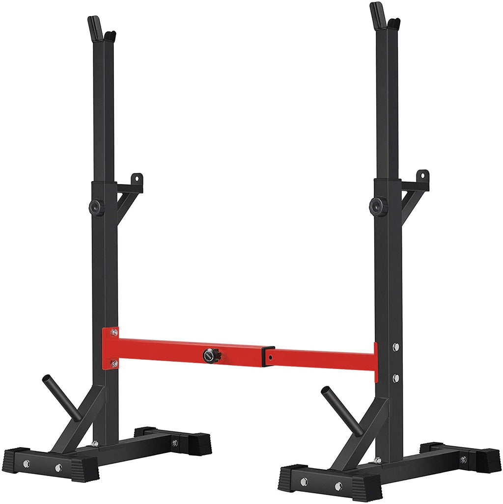 Adjustable 550LBS Squat Rack for Home Gym Bench Press Training