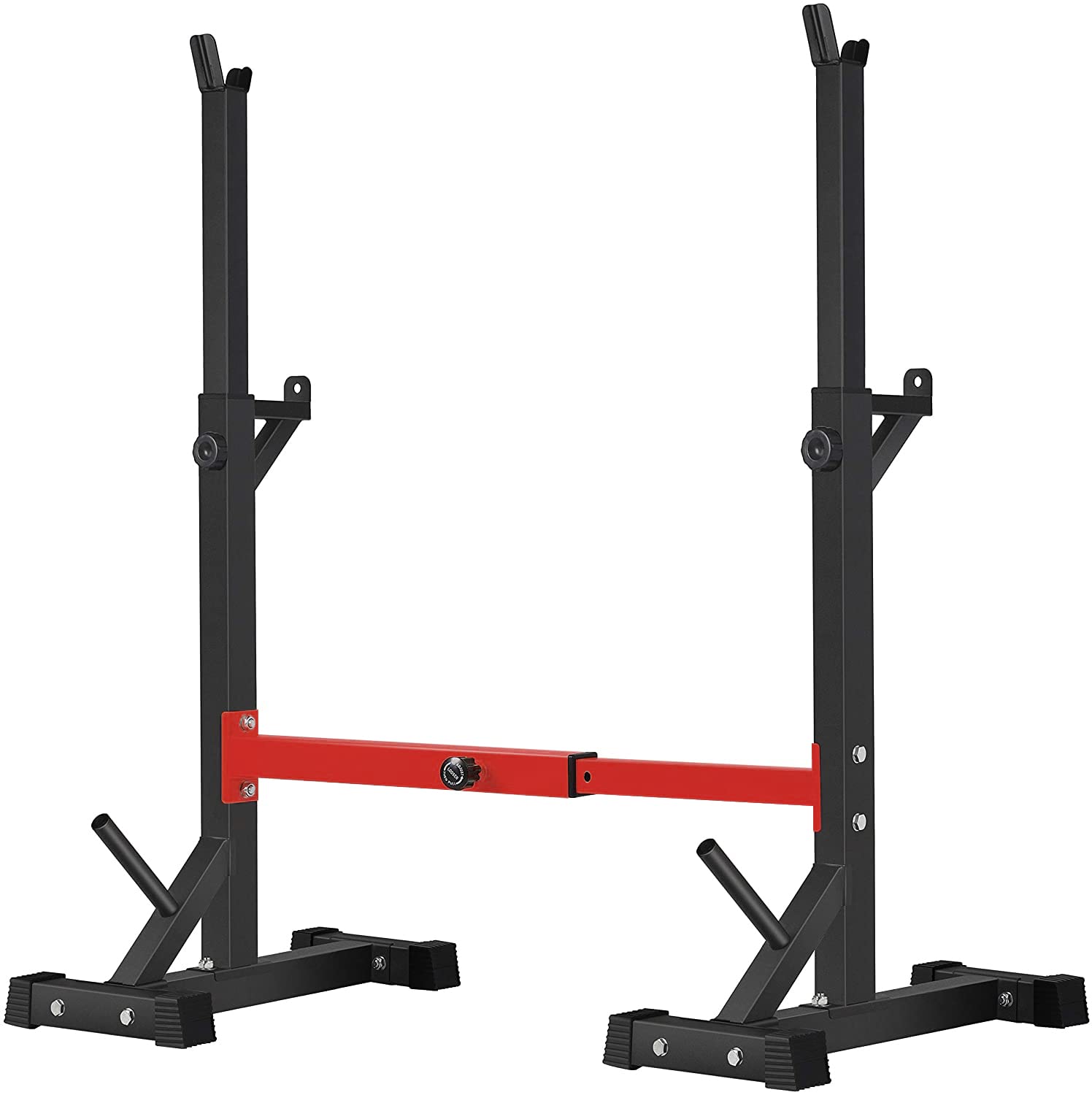 Adjustable 550LBS Squat Rack for Home Gym Bench Press Training