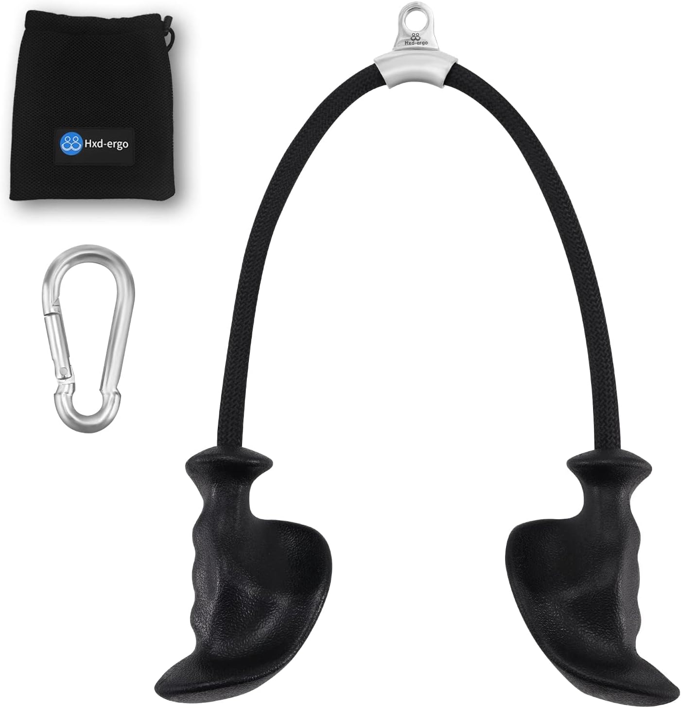 Ergonomic Tricep Rope Cable Machine Gym Attachment