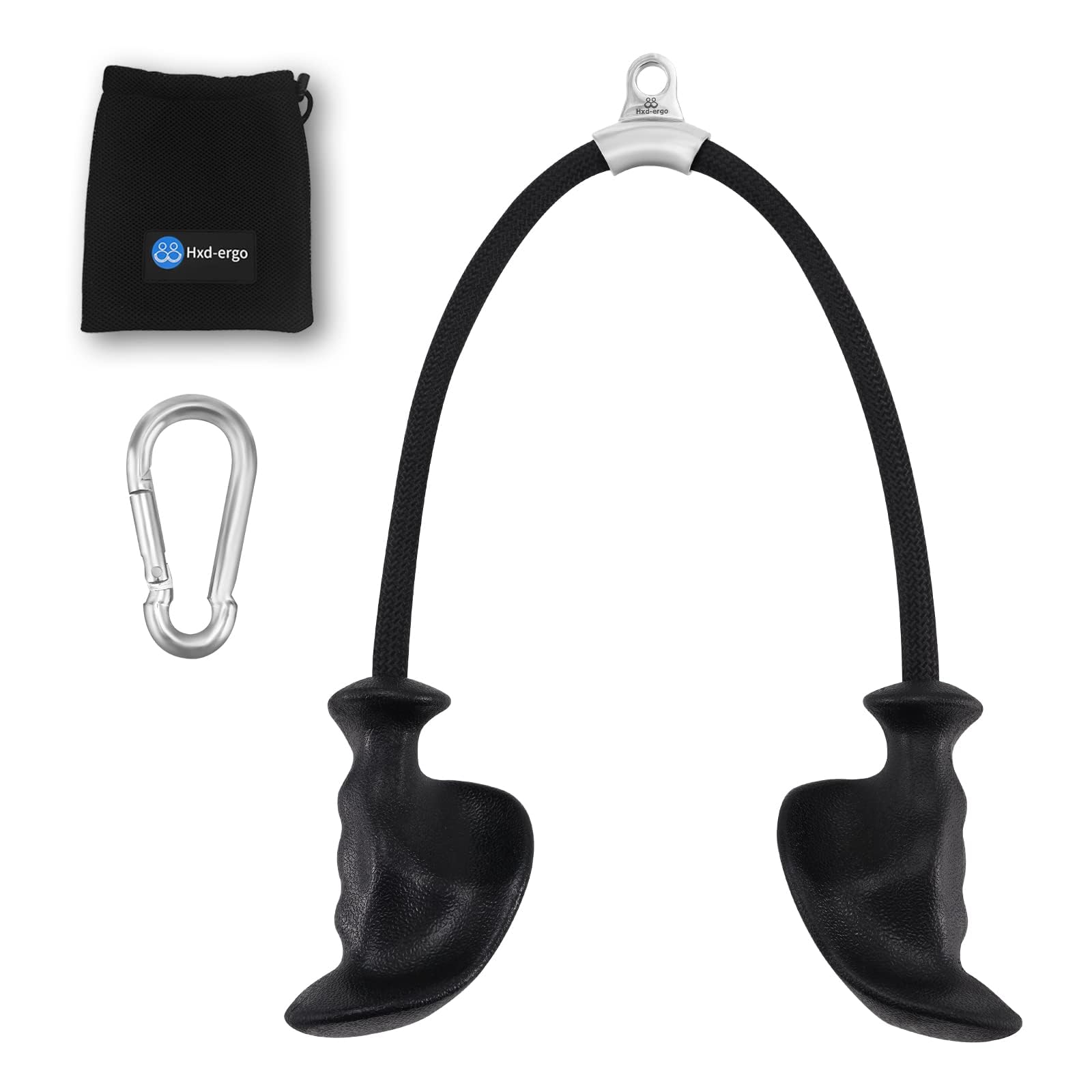 Ergonomic Tricep Rope Cable Machine Gym Attachment
