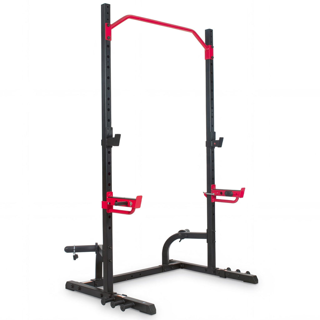 Multifunctional Home Gym Equipment with Squat Rack & Adjustable Bench