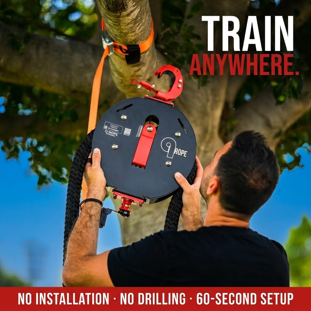 Portable Infinity Rope Trainer Upper Body Home Gym Equipment