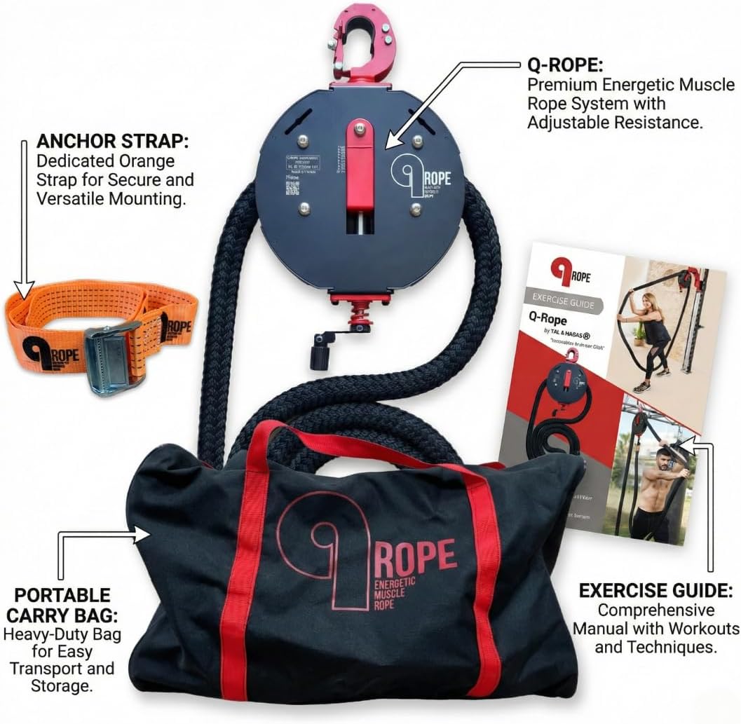 Portable Infinity Rope Trainer Upper Body Home Gym Equipment