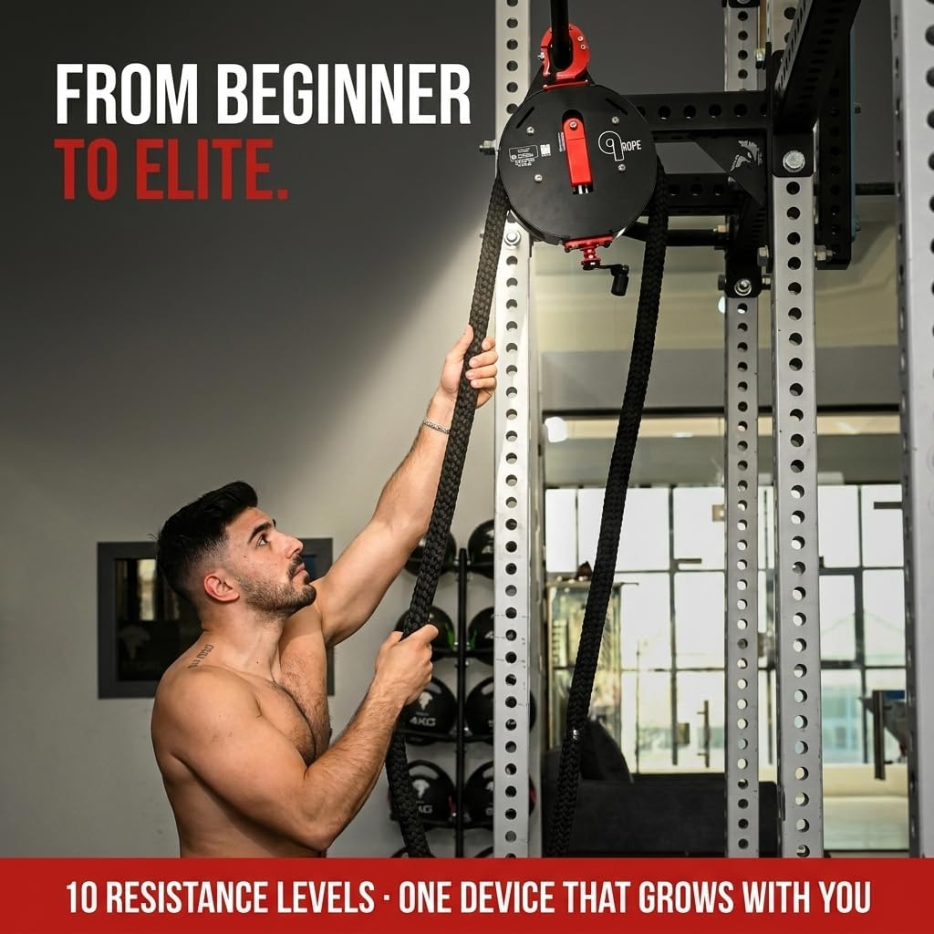 Portable Infinity Rope Trainer Upper Body Home Gym Equipment