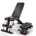 Adjustable Folding 660LBS Workout Bench Full Body Home Gym Equipment