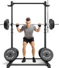 Heavy Duty 600LBS Squat Rack with Pull Up Bar Home Gym