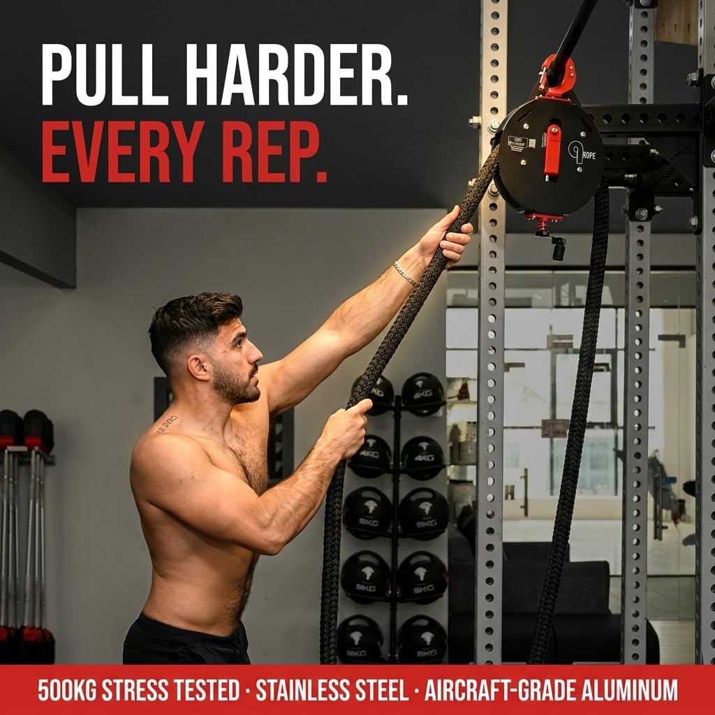 Portable Infinity Rope Trainer Upper Body Home Gym Equipment