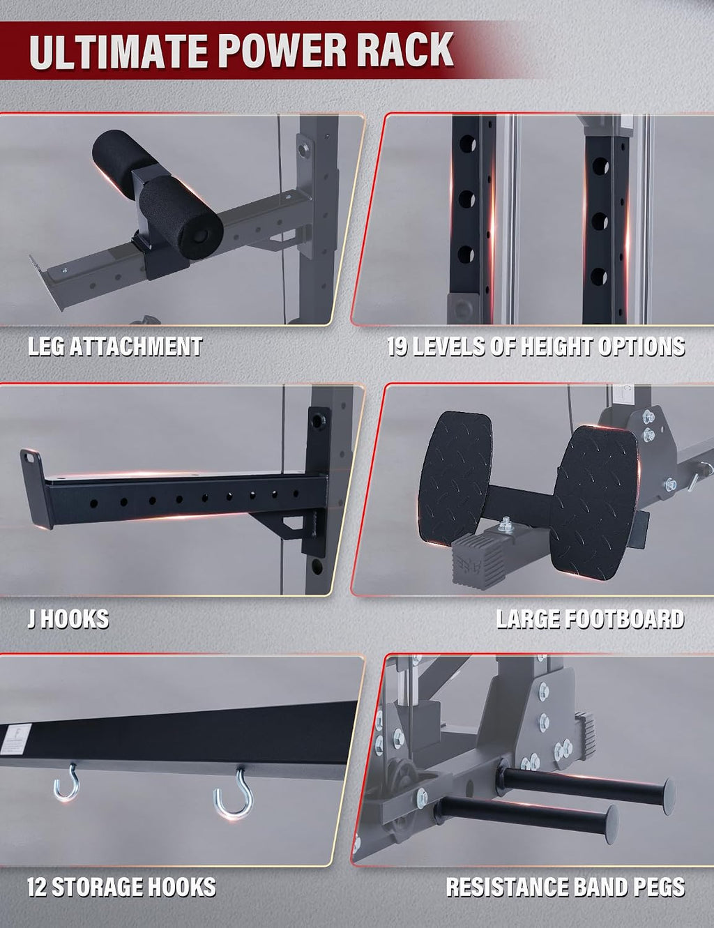 2500LBS All-in-One Smith Machine Dual Pulley Gym Rack