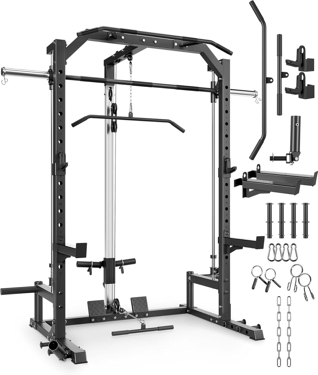 Multi-Functional Smith Machine Full Body Home Training Rack
