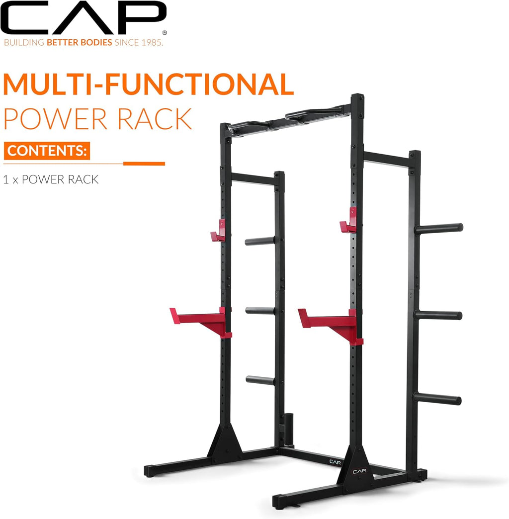 Power Rack with Pull Up Bar Attachments Multiple Colors