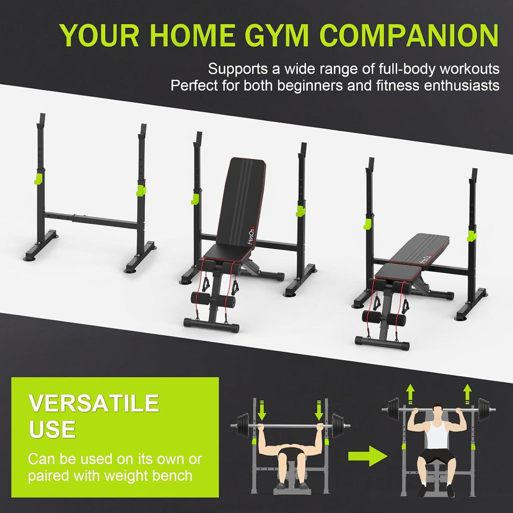 Adjustable Folding 660LBS Workout Bench Full Body Home Gym Equipment
