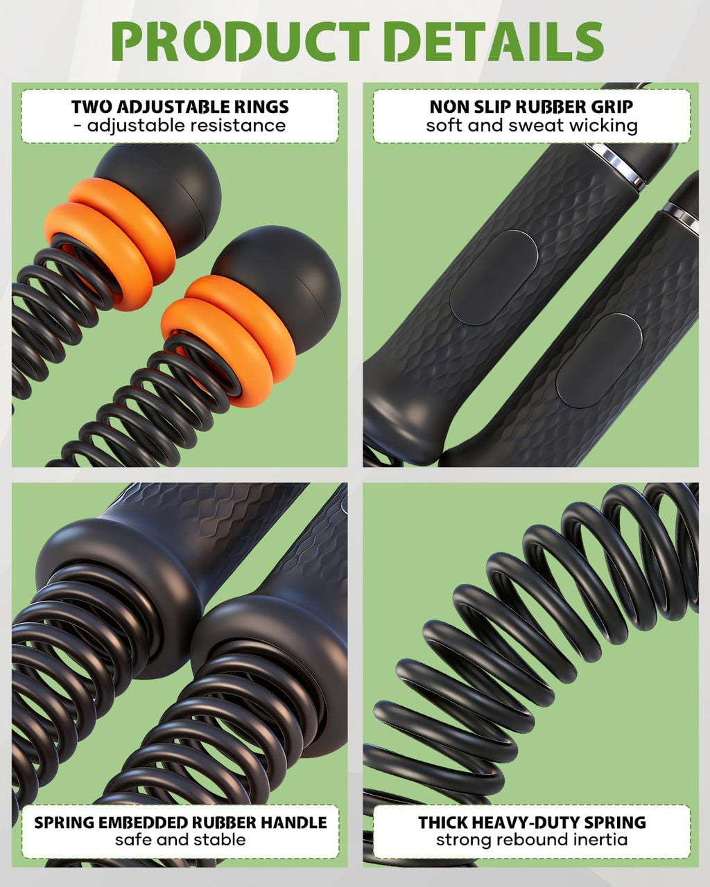 Adjustable Cordless Ropeless Battle Rope Home Fitness Gear