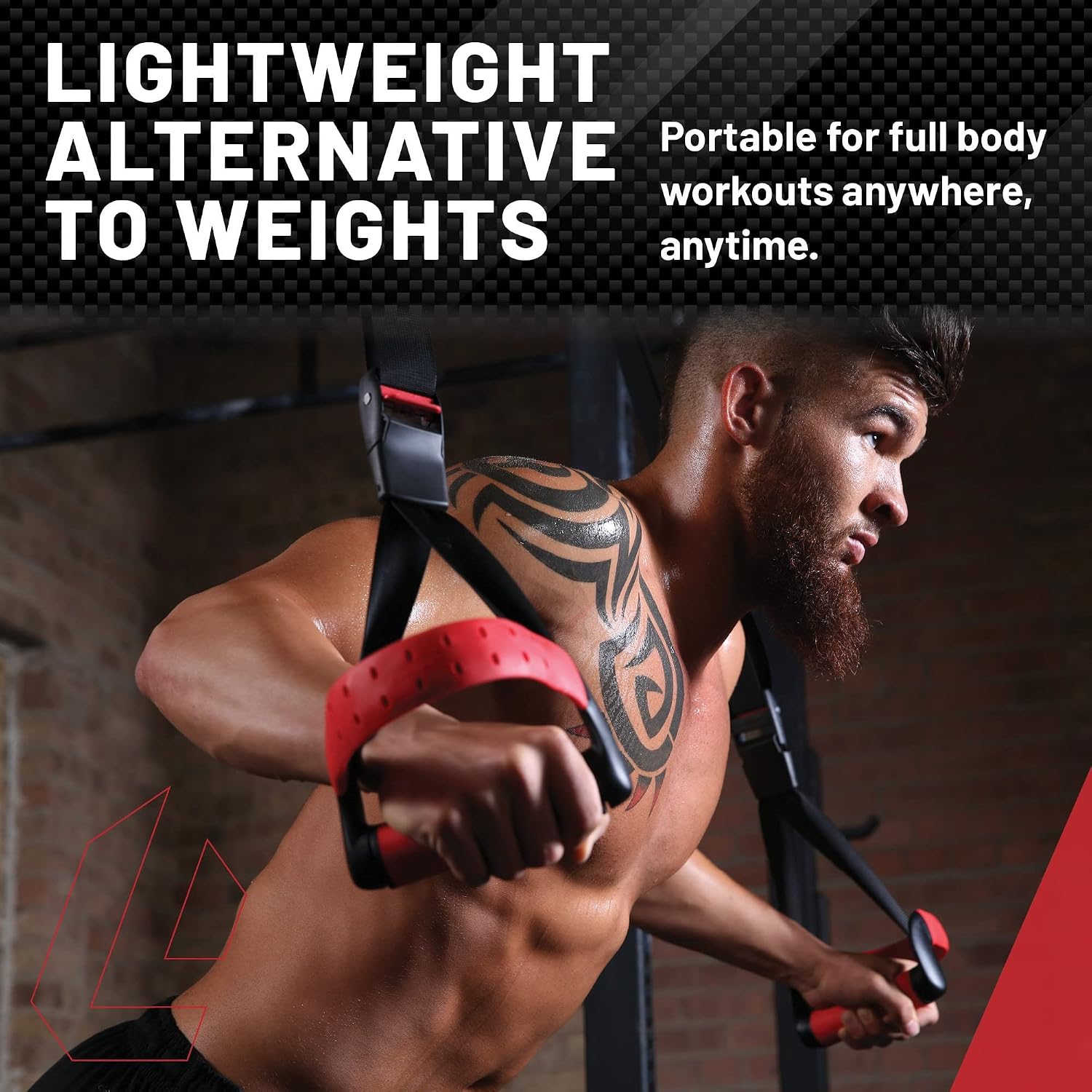 Full Body Lightweight Suspension Training Home Gym Kit