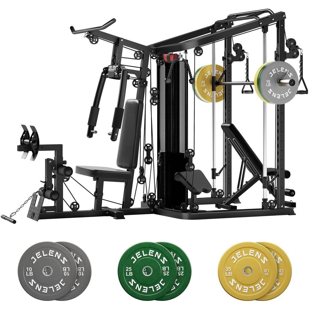 150LB Smith Machine All-in-One Home Gym Strength Station