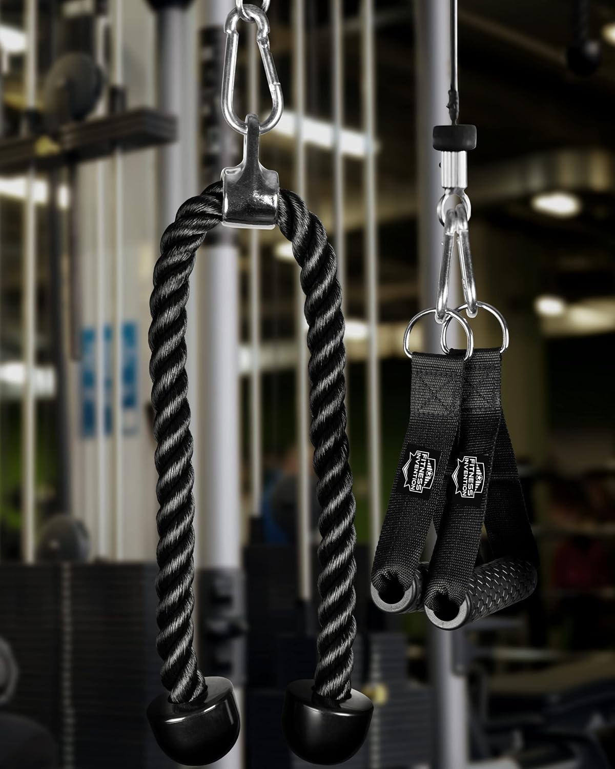 35 Inch Tricep Rope Pull Down Cable Gym Attachment