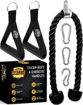 35 Inch Tricep Rope Pull Down Cable Gym Attachment