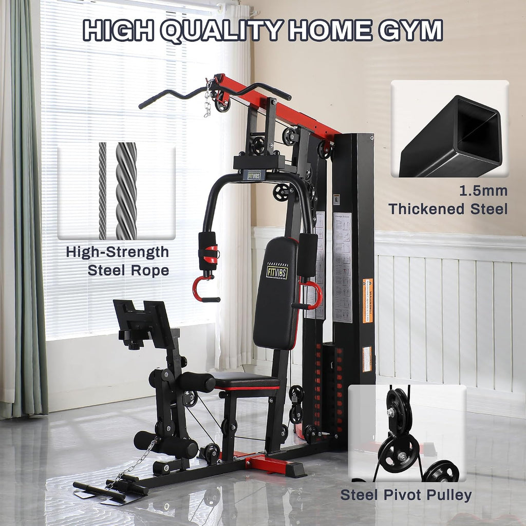 Multifunctional Weight Machine Full Body Home Gym Training Station
