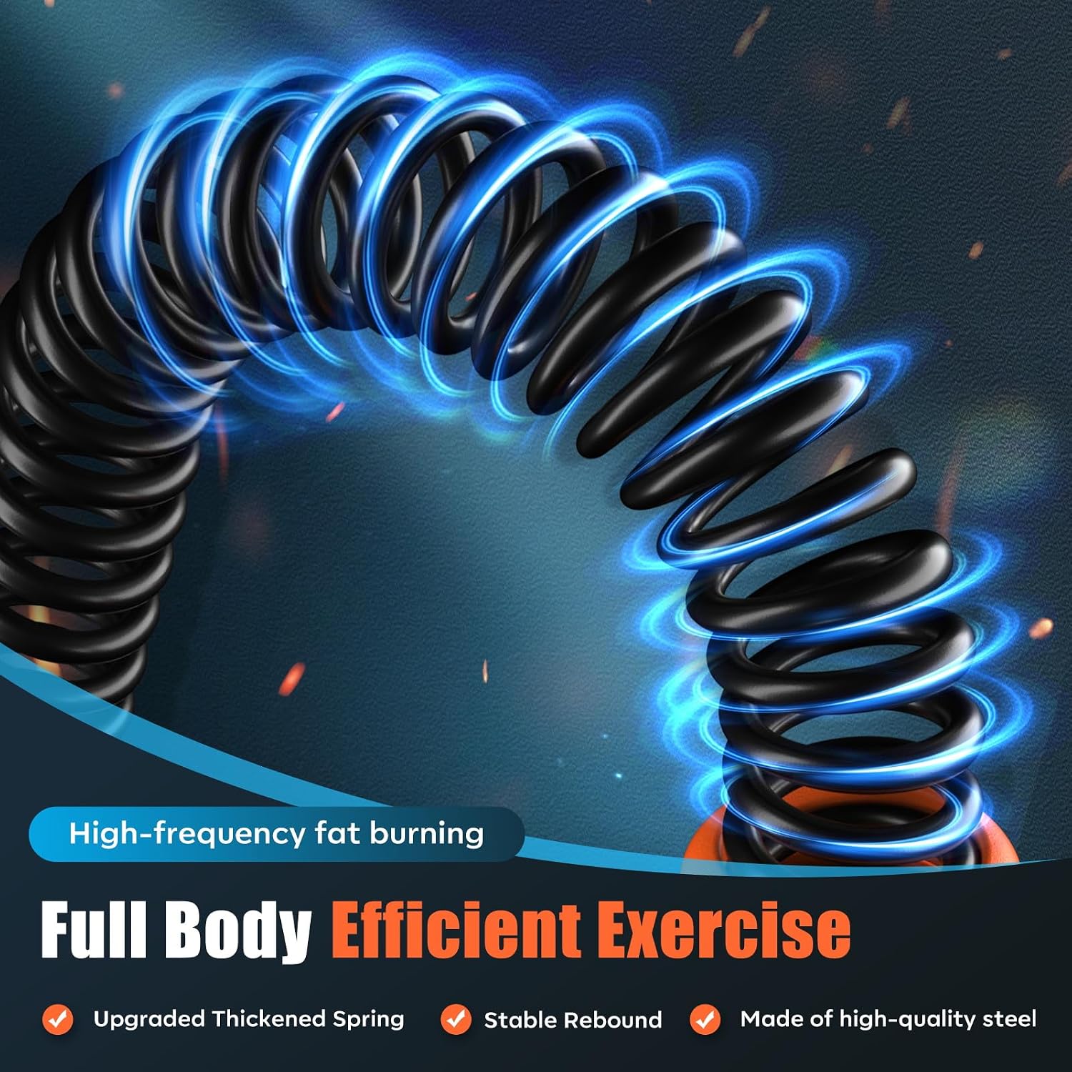 Adjustable Resistance Cordless Battle Rope Home Training Gear